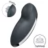 Satisfyer Tap & Climax 2 - vibratore clitoride 2in1 - silicone grigio
