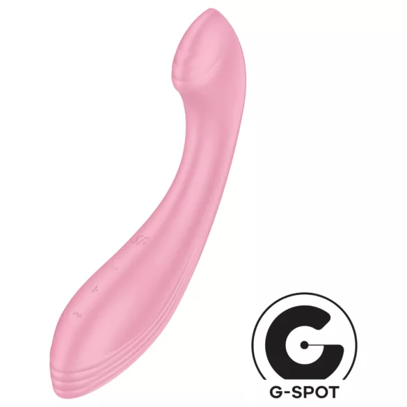 Satisfyer G-Force - vibratore punto G ricaricabile impermeabile - rosa