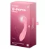 Satisfyer G-Force - vibratore punto G ricaricabile impermeabile - rosa