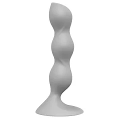   Satisfyer Triple Ball-R - dildo anale con perle - silicone grigio
