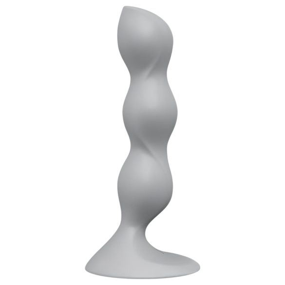 Satisfyer Triple Ball-R - dildo anale con perle - silicone grigio