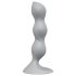 Satisfyer Triple Ball-R - dildo anale con perle - silicone grigio