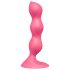 Satisfyer Triple Ball-R - vibratore anale con sfere - silicone rosa