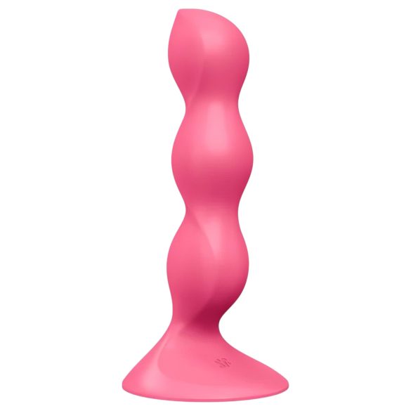 Satisfyer Triple Ball-R - vibratore anale con sfere - silicone rosa