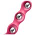 Satisfyer Triple Ball-R - vibratore anale con sfere - silicone rosa