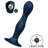 Satisfyer Double Ball-R - dildo anale weighted - silicone blu