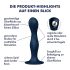 Satisfyer Double Ball-R - dildo ponderato (blu)