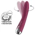 Satisfyer Spinning Vibe 1 - vibratore punto G rotante - silicone rosso