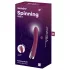Satisfyer Spinning Vibe 1 - vibratore punto G rotante - silicone rosso