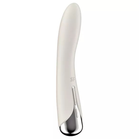 Satisfyer Spinning Vibe 1 - vibratore punto G rotante - silicone beige