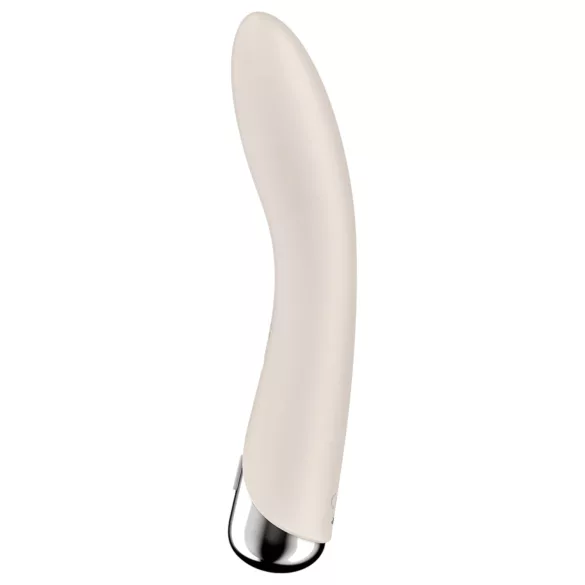 Satisfyer Spinning Vibe 1 - vibratore punto G rotante - silicone beige