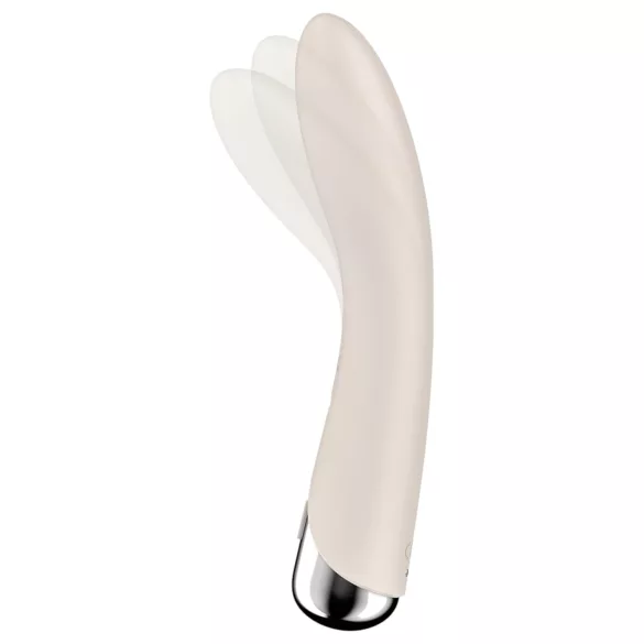Satisfyer Spinning Vibe 1 - vibratore punto G rotante - silicone beige