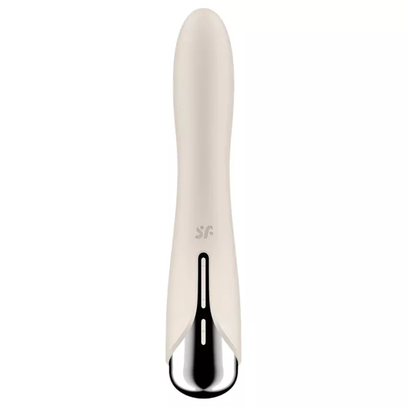 Satisfyer Spinning Vibe 1 - vibratore punto G rotante - silicone beige