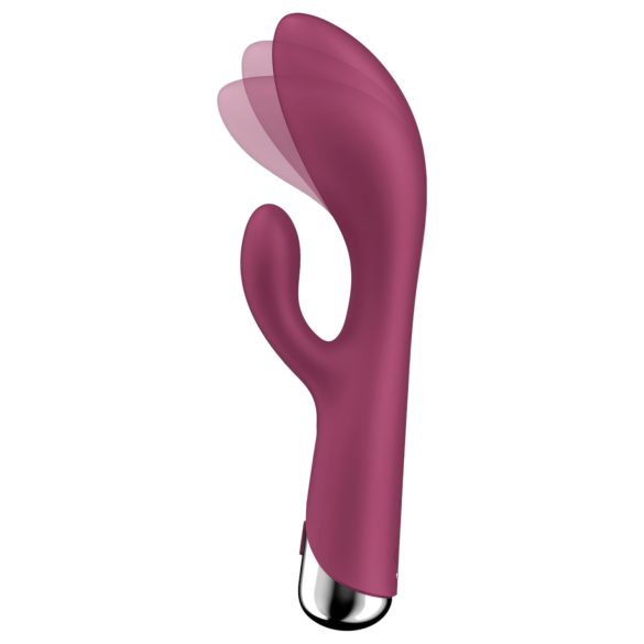 Satisfyer Spinning Rabbit 1 - vibratore rabbit rotante clitoride - rosso