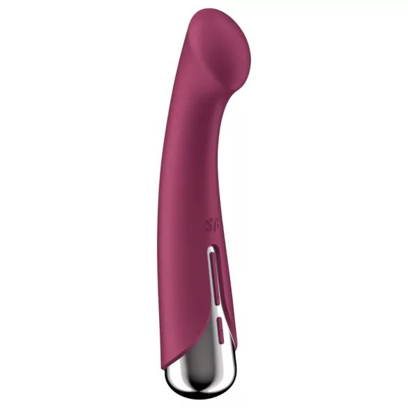 Satisfyer Spinning G-Spot 1 - vibratore punto G rotante - silicone rosso