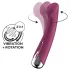 Satisfyer Spinning G-Spot 1 - vibratore punto G rotante - silicone rosso