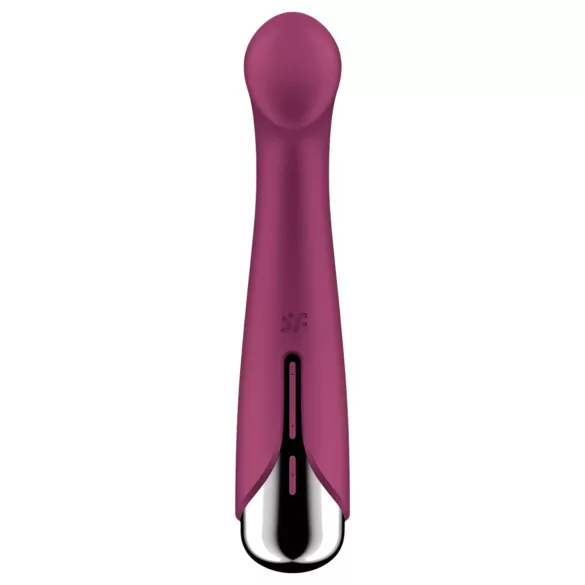 Satisfyer Spinning G-Spot 1 - vibratore punto G rotante - silicone rosso