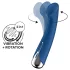 Satisfyer Spinning G-Spot 1 - vibratore punto G rotante - silicone blu