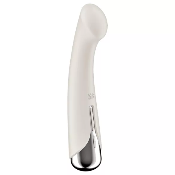 Satisfyer Spinning G-Spot 1 - vibratore punto G rotante - silicone beige