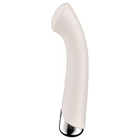 Satisfyer Spinning G-Spot 1 - vibratore punto G rotante - silicone beige