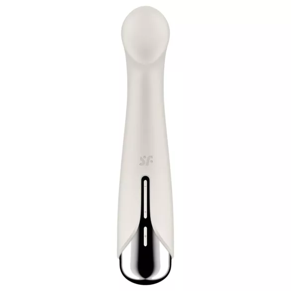 Satisfyer Spinning G-Spot 1 - vibratore punto G rotante - silicone beige