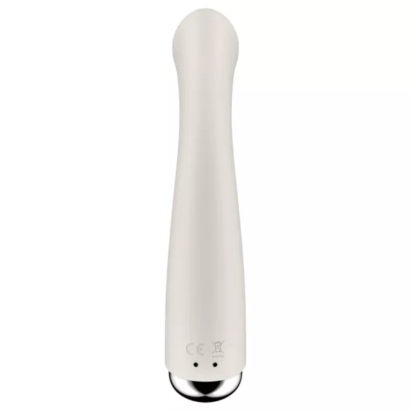 Satisfyer Spinning G-Spot 1 - vibratore punto G rotante - silicone beige