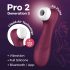 Satisfyer Pro 2 Gen3 - Massaggiatore Clitorideo Intelligente a Onde d'Aria (Rosso)