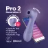 Satisfyer Pro 2 Gen3 - stimolatore clitorideo onde d'aria smart - viola