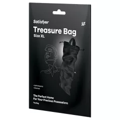   Satisfyer Treasure Bag XL - borsa discreta per riporre - grande (nera)