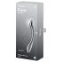 Satisfyer Pure Gravity 1 - Dildo in acciaio argentato con rilievi