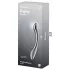 Satisfyer Pure Gravity 1 - dildo anale in acciaio con rilievi - argento