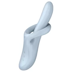   Satisfyer Heat Flex 4 - vibratore con braccio clitorideo riscaldante - argento