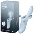Satisfyer Heat Flex 4 - vibratore con braccio riscaldante per clitoride (blu)