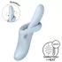 Satisfyer Heat Flex 4 - vibratore con braccio riscaldante per clitoride (blu)