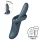 Satisfyer Heat Flex 4 - vibratore riscaldante con braccio per il clitoride (grigio)