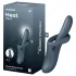 Satisfyer Heat Flex 4 - vibratore con braccio clitorideo riscaldante (grigio)