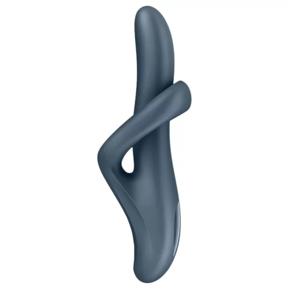 Satisfyer Heat Flex 4 - vibratore riscaldante con braccio per il clitoride (grigio)