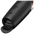 Satisfyer Perfect Kiss - vibratore a forma di rossetto - nero