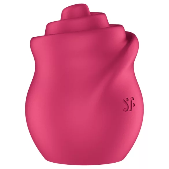 Satisfyer Tongue Twister - vibratore clitorideo lingua rotante - silicone rosa