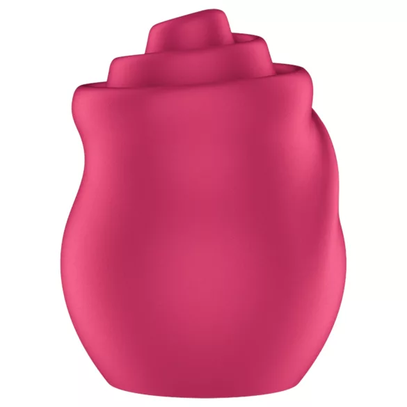 Satisfyer Tongue Twister - vibratore clitorideo lingua rotante - silicone rosa