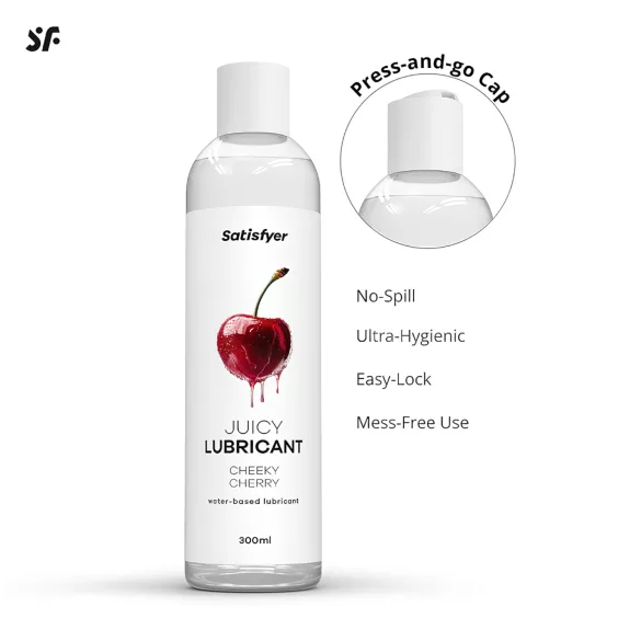 Satisfyer - lubrificante intimo aromatizzato ciliegia - 300ml