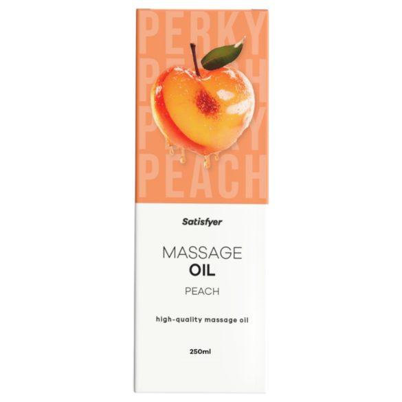 Satisfyer - olio da massaggio al pesca - 250ml