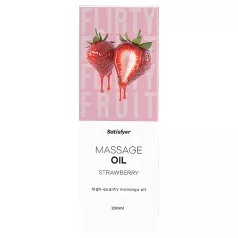   Satisfyer - olio da massaggio aromatizzato alla fragola - 250ml