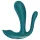 Satisfyer Top Secret+ - vibratore indossabile triplo stimolo - verde