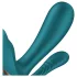 Satisfyer Top Secret+ - vibratore indossabile triplo stimolo - verde