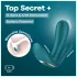 Satisfyer Top Secret+ - vibratore indossabile triplo stimolo - verde