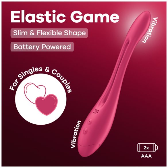 Satisfyer - Vibratore Coppia Flessibile - Silicone Rosa