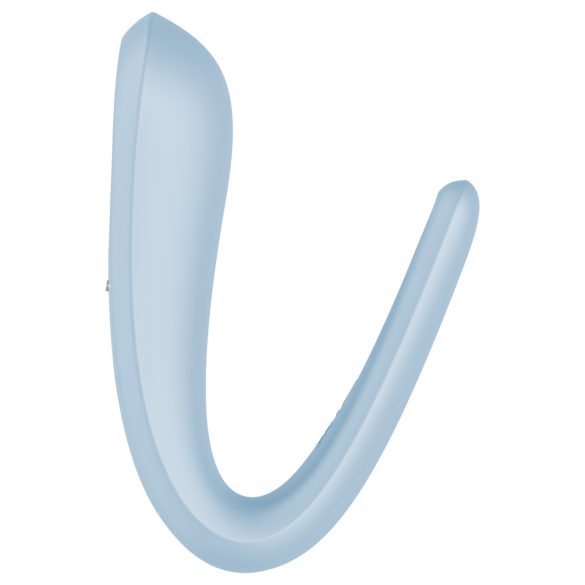 Satisfyer Double Classic - vibratore di coppia (blu)