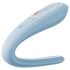Satisfyer Double Classic - vibratore di coppia (blu)