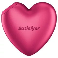   Satisfyer Cutie Heart - succhia‑clitoride ad onde d’aria (rosa)